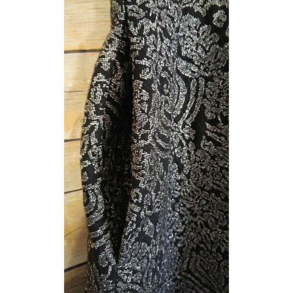 Torrid Metallic Jacquard Print Knit Skater Skirt - Picture 8 of 8